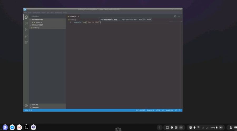 Samsung Dex umí spustit dokonce Visual Studio Code